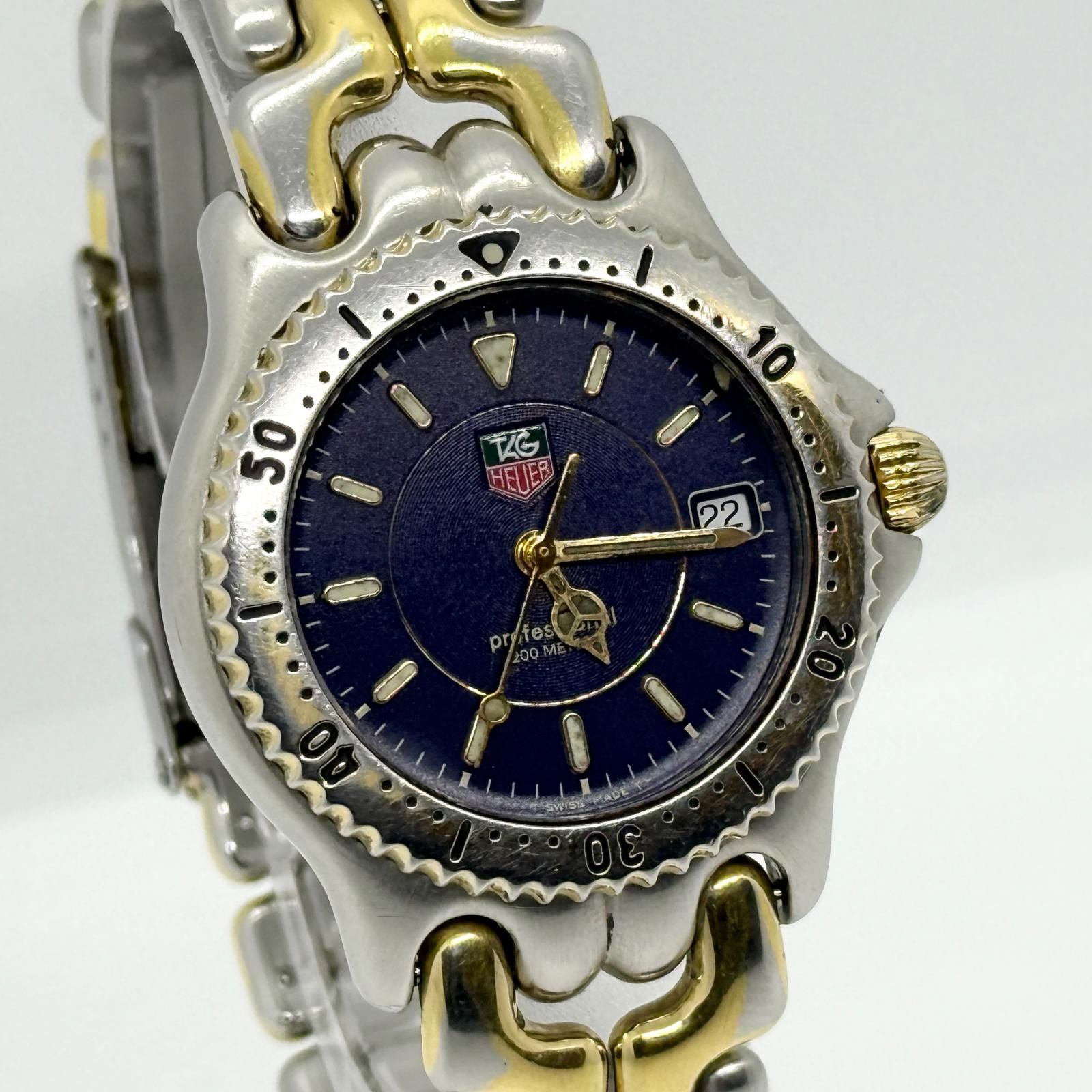 TAG HEUER タグホイヤー セル プロフェッショナル200M WG1227 ネイビー