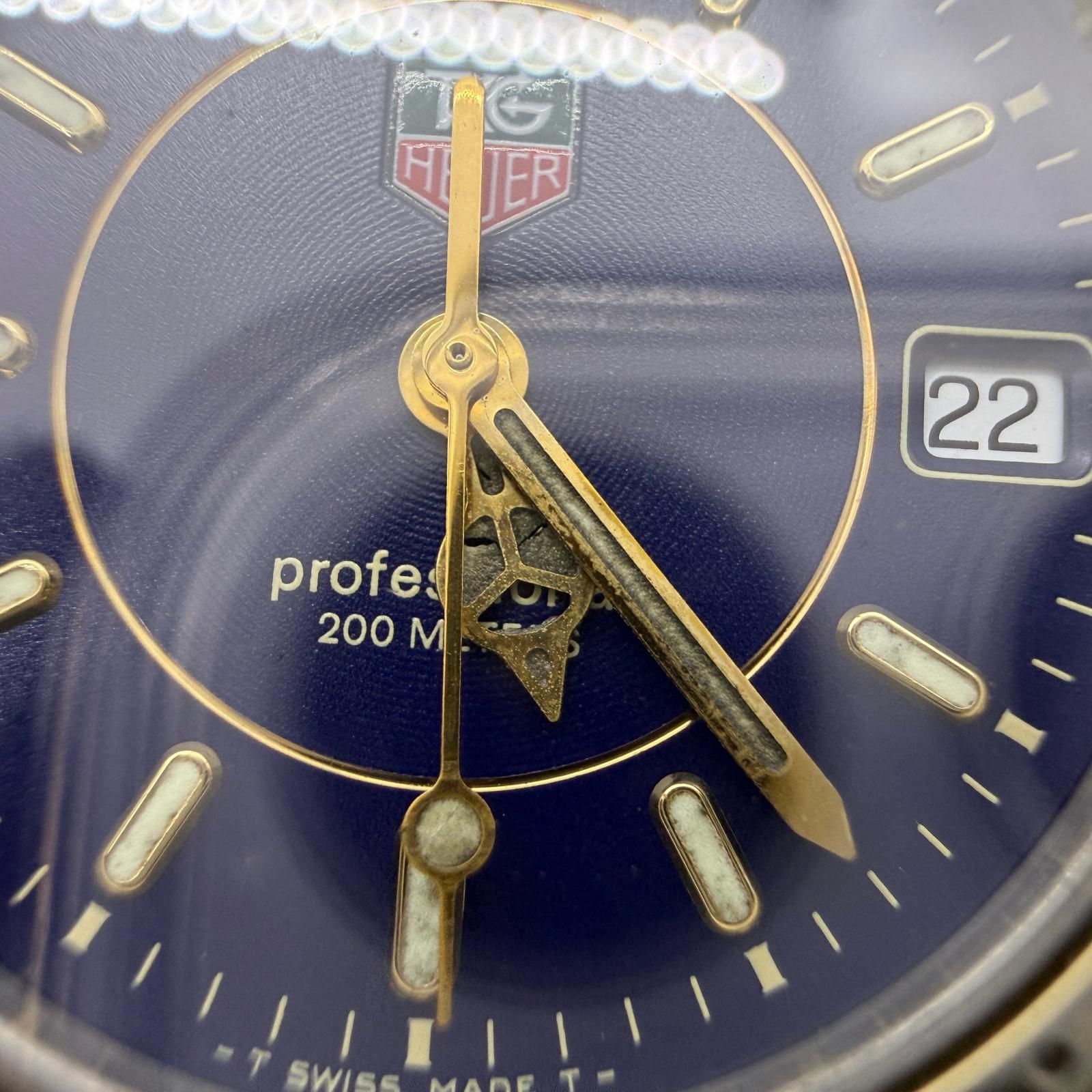 TAG HEUER タグホイヤー セル プロフェッショナル200M WG1227 ネイビー 