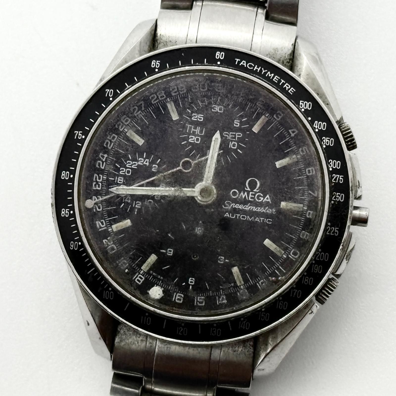 OMEGA オメガ Speedmaster スピードマスター 1151 ブラック AT メンズ マーク40 コスモス Ref.3520.50 腕時計 訳あり