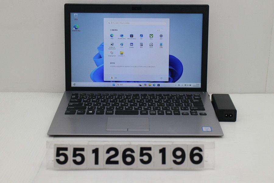 VAIO VJPG11C12N Core i5 8250U 1.6GHz/8GB/256GB(SSD)/13.3W/FHD(1920x1080)/Win11 【551265196】