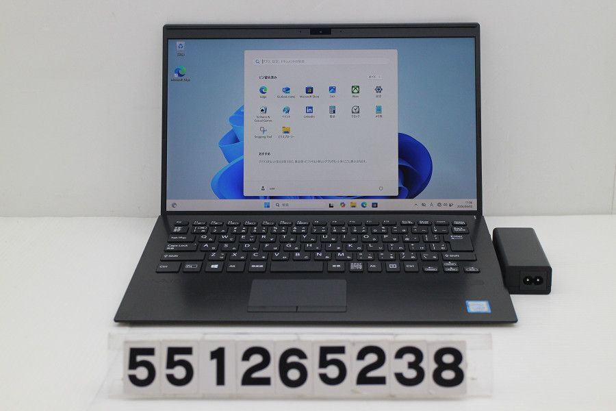 VAIO VJPK11C12N Core i5 8265U 1.6GHz/8GB/256GB(SSD)/14W/FHD(1920x1080)/Win11 【551265238】