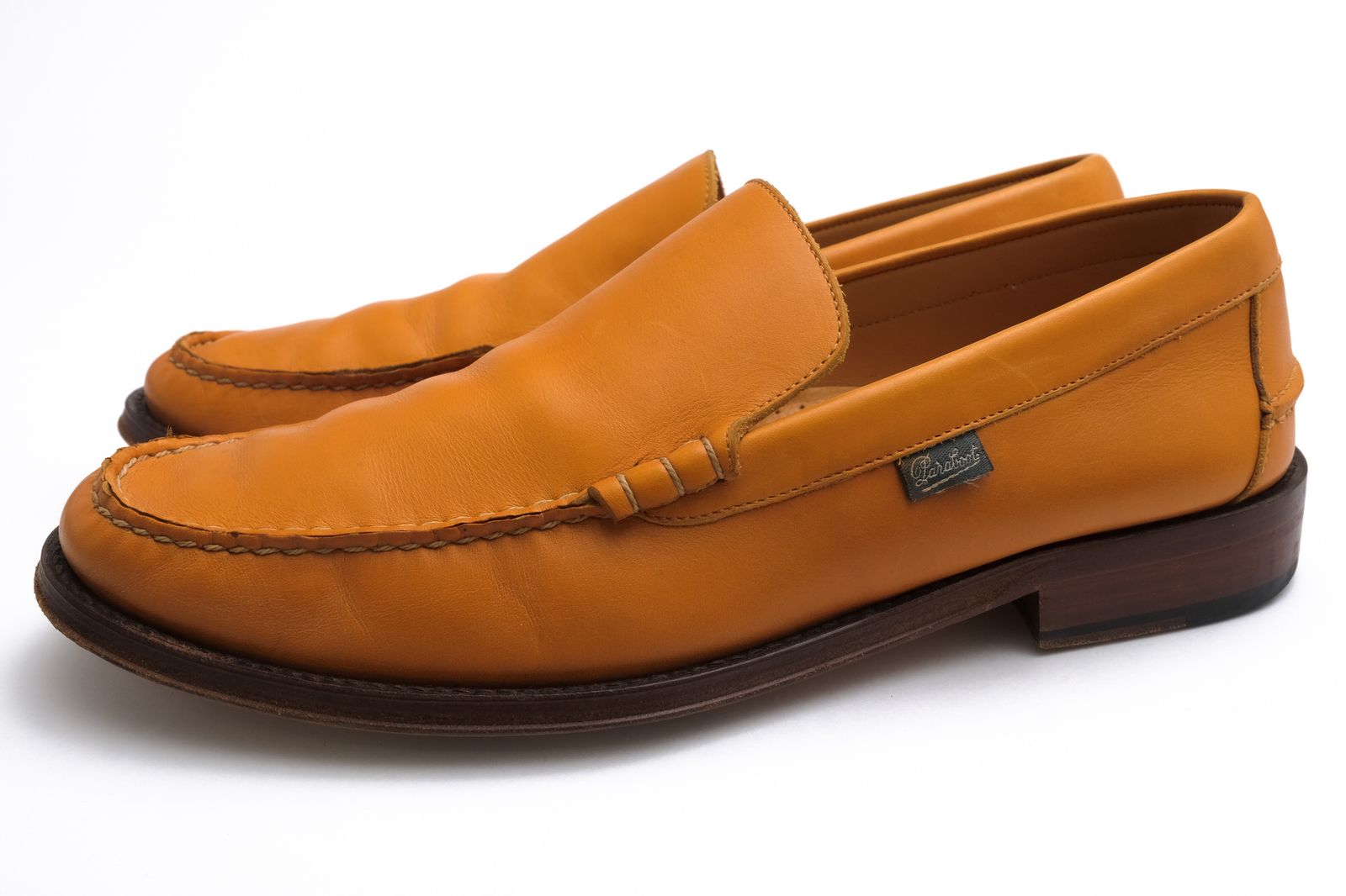 パラブーツ／Paraboot ヴァンプローファー シューズ 靴 メンズ 男性 男性用 レザー 革 本革 ブラウン 茶 15 07 550 レザーソール モカシン 15,022円