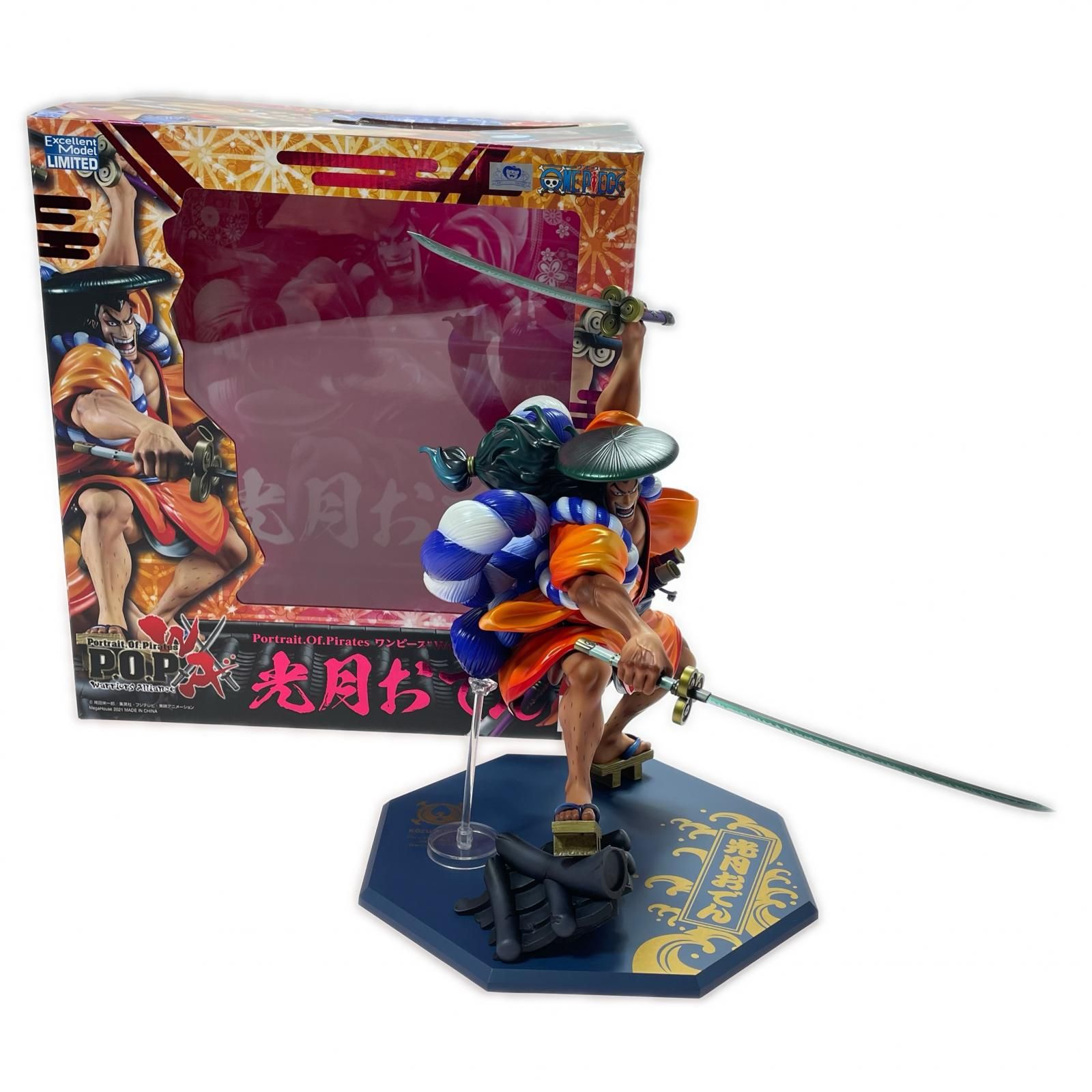 Megahouse Corporation メガハウス Portrait.Of.Pirates ワンピース Warriors Alliance 光月おでん フィギュア 開封品