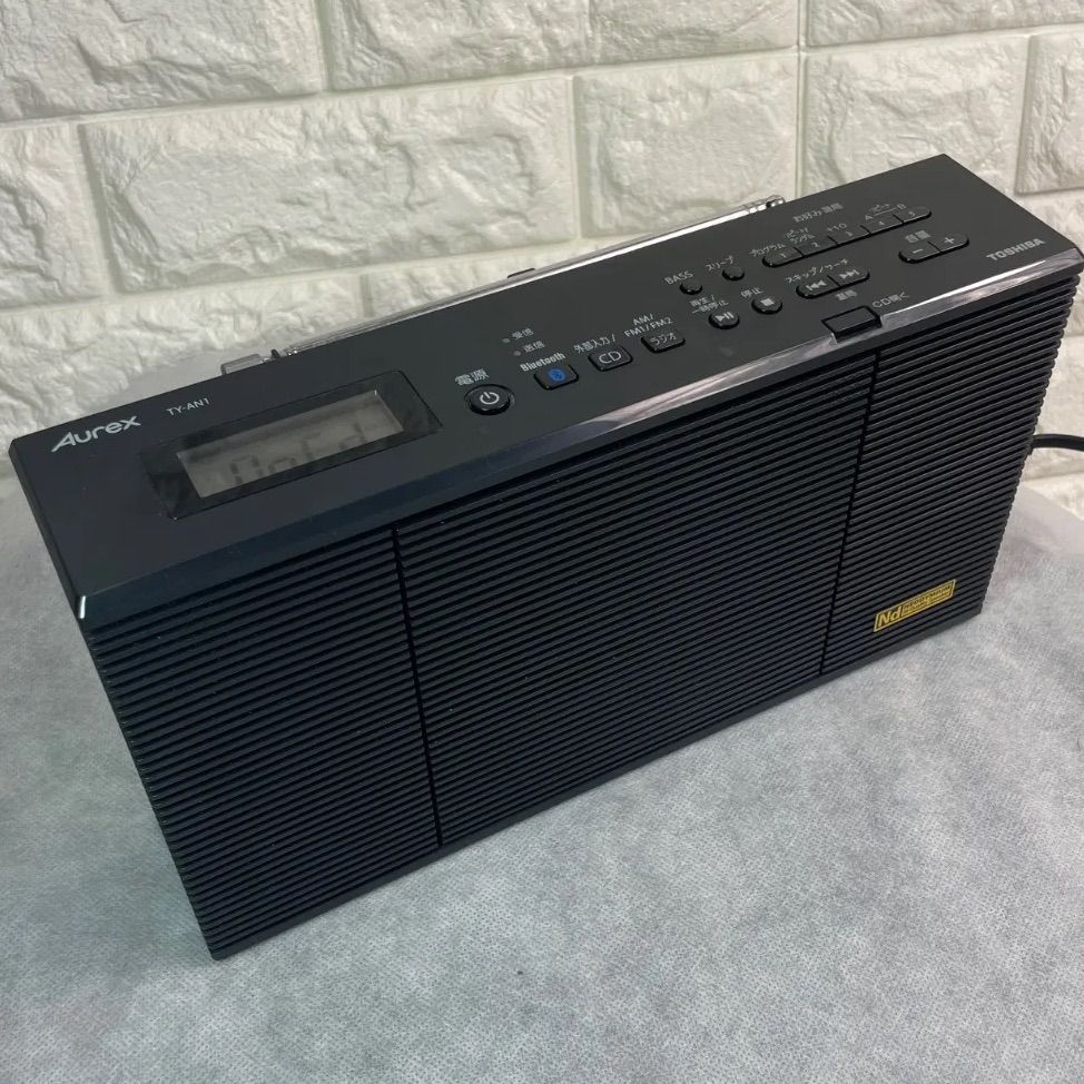 TOSHIBA 東芝 CDラジオ Aurexシリーズ Bluetooth対応 ワイドFM対応 TY