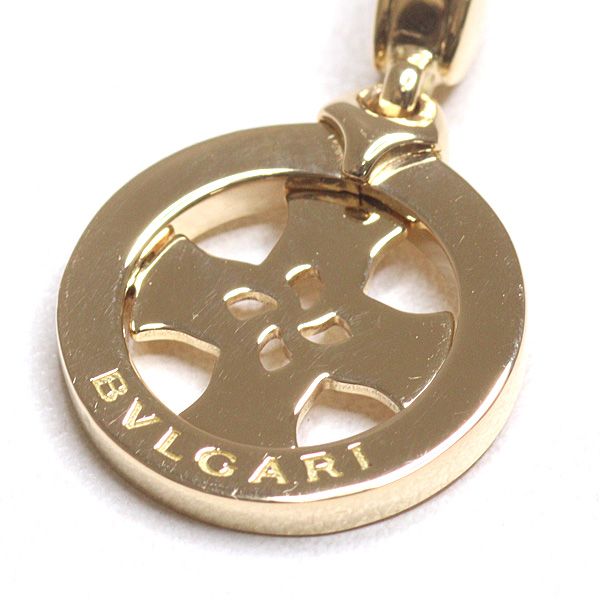ブルガリ BVLGARI トンド クロス チャーム ペンダントトップ K18YG 750