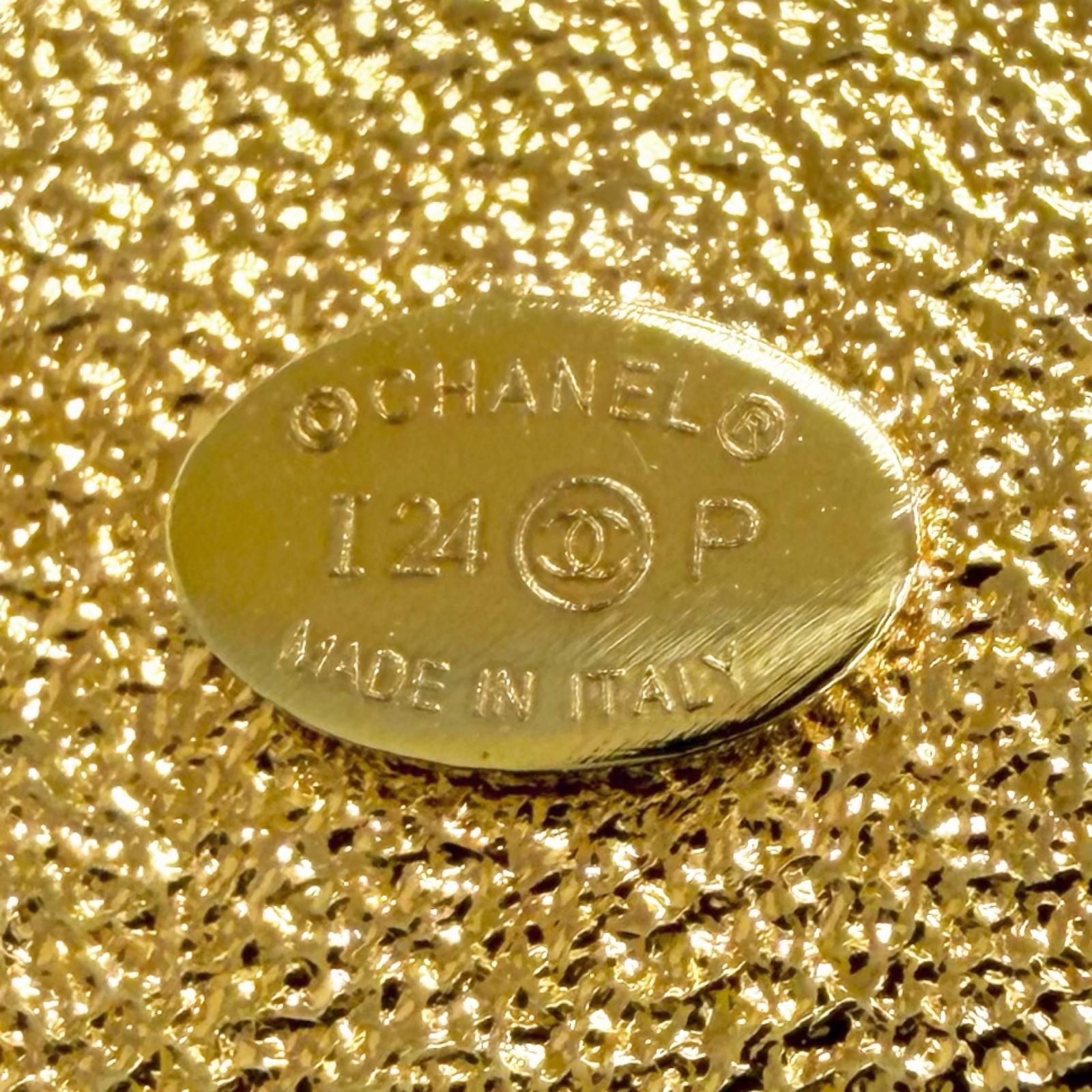極美品△CHANEL シャネル I24P ABC726 ココマーク デニム ブローチ 