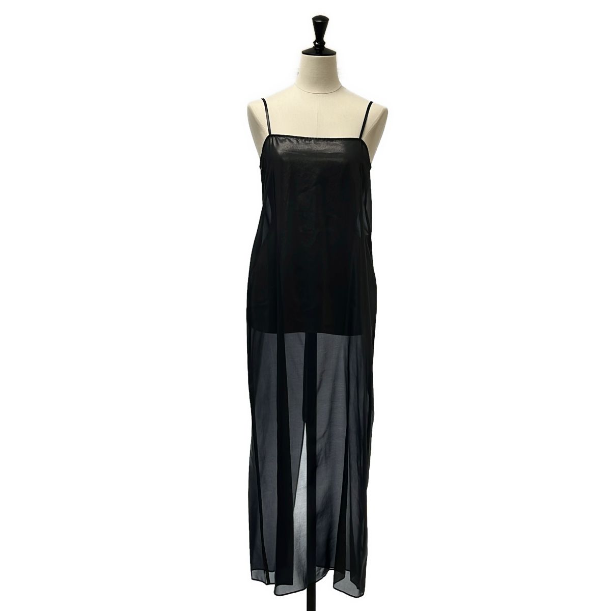 【美品】 AURALEE / オーラリー | 2025AW | FOIL PRINTED SILK LAWN SLIP DRESS / シルク ドレス ワンピース | 1 | Navy | レディース