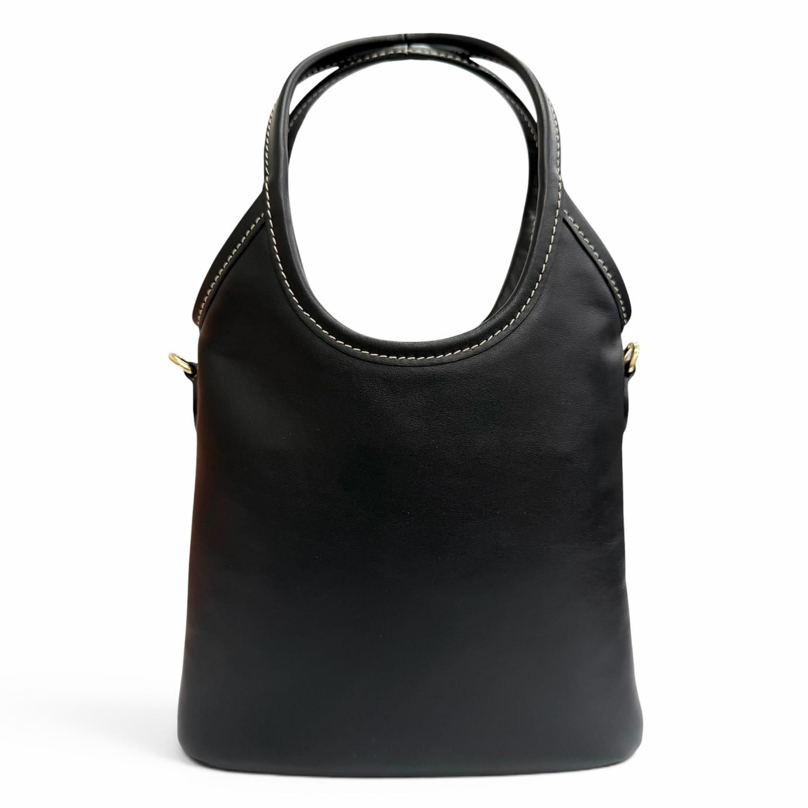 未使用品△MIUMIU ミュウミュウ 5BA281 IVY アイビー レザー ロゴ 2WAY 