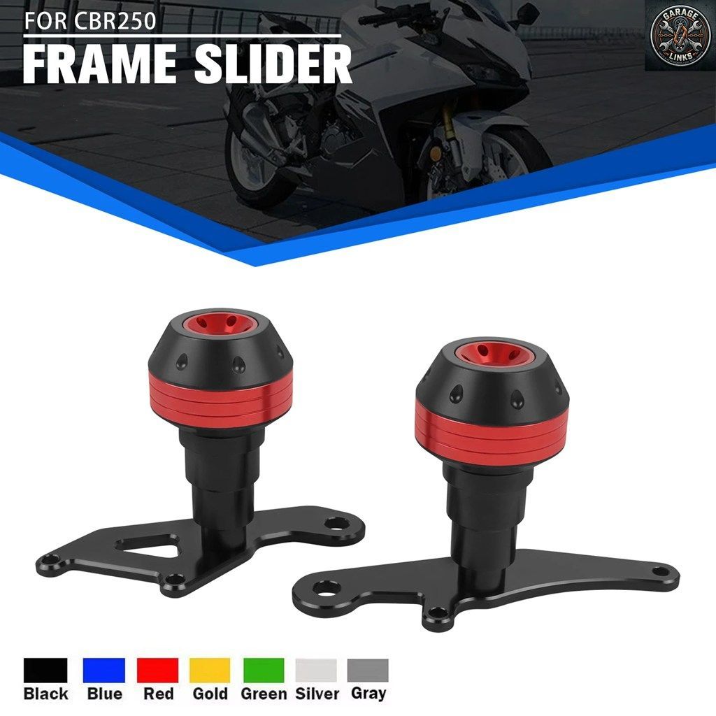 ホンダ CBR250RR RR CBR250 RR 2017-2021 フレームスライダー フェアリングガード クラッシュパッド プロテクター オートバイ転倒保護