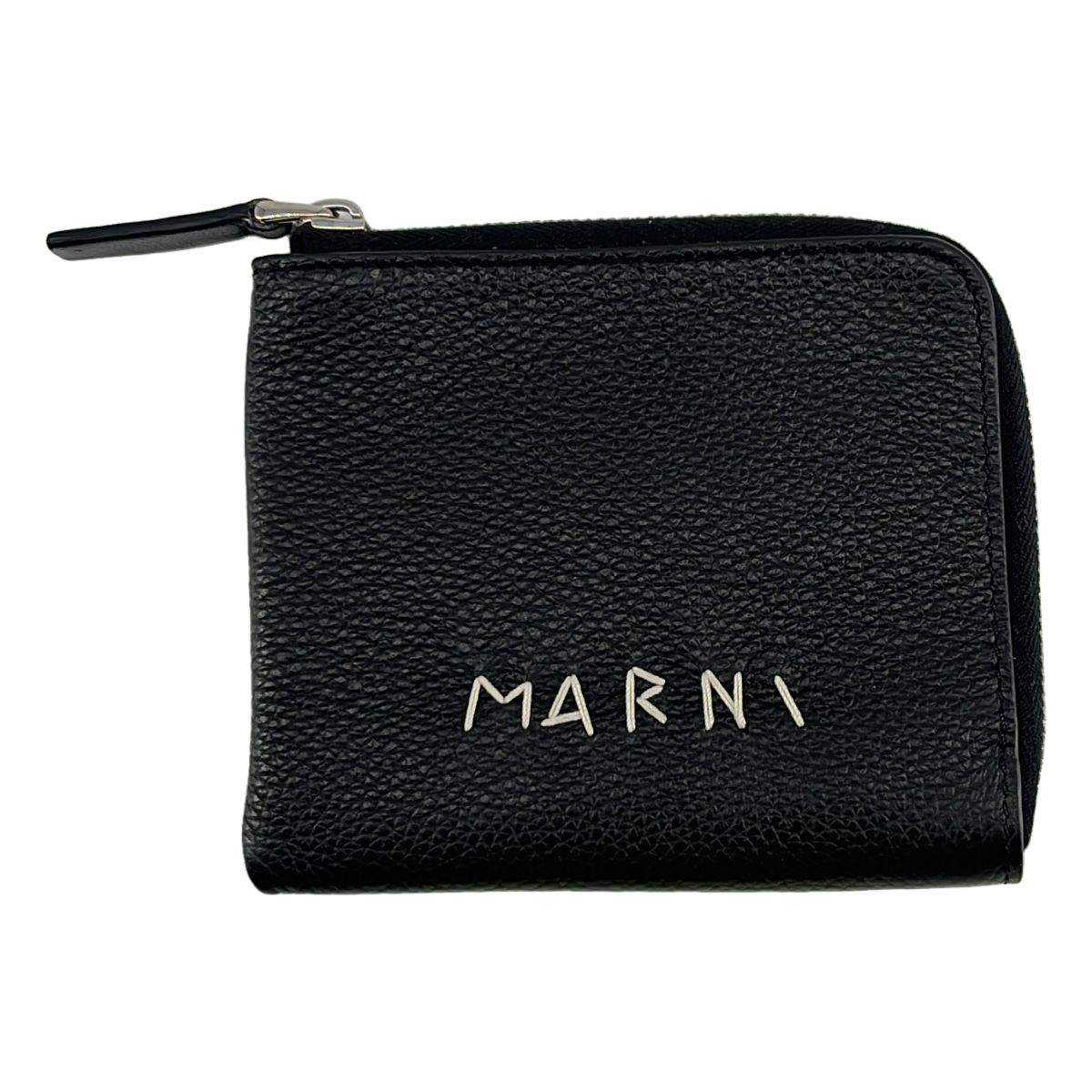 【美品】 MARNI / マルニ | 2024AW | ラウンドジップ ウォレット | ブラック | レディース