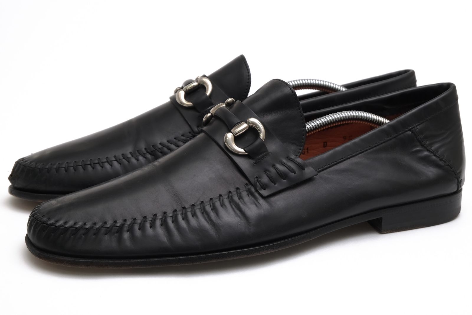 サントーニ／Santoni ビットローファー シューズ 靴 メンズ 男性 男性用 レザー 革 本革 ブラック 黒 12506 スリッポン モカシン レザーソール