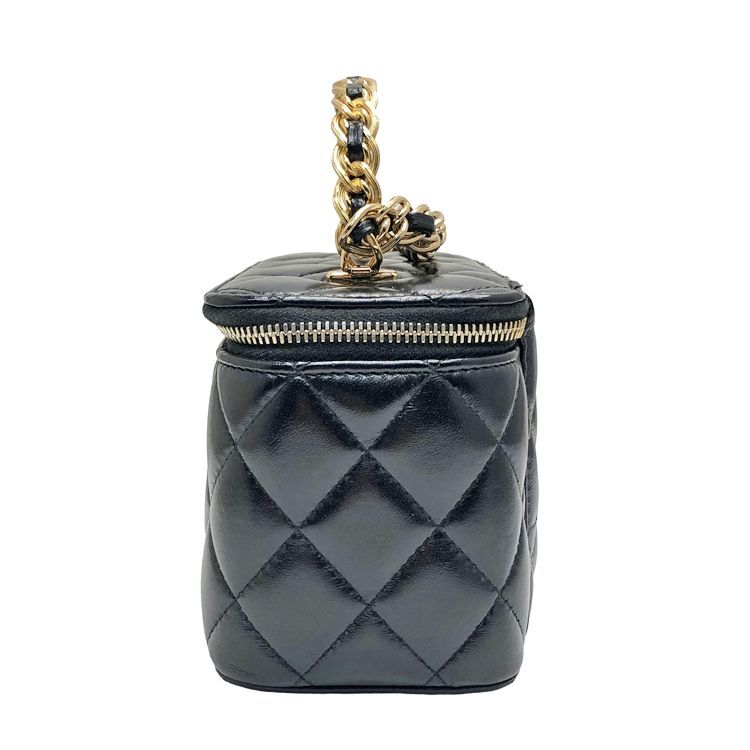 CHANEL シャネル バニティ ケース マトラッセ ココマーク 2way