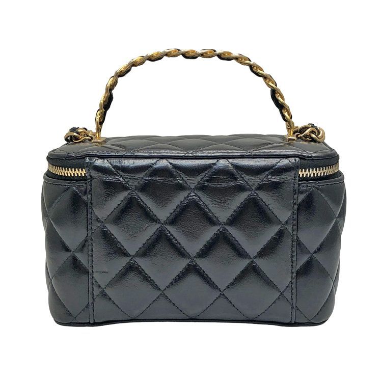 CHANEL シャネル バニティ ケース マトラッセ ココマーク 2way