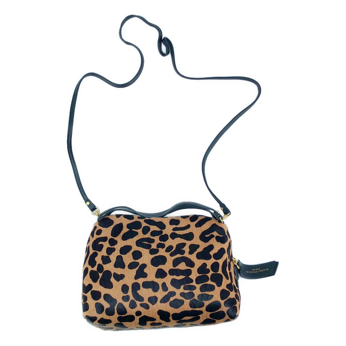 美品】 GIANNI CHIARINI / ジャンニキャリーニ | ハラコ レオパード
