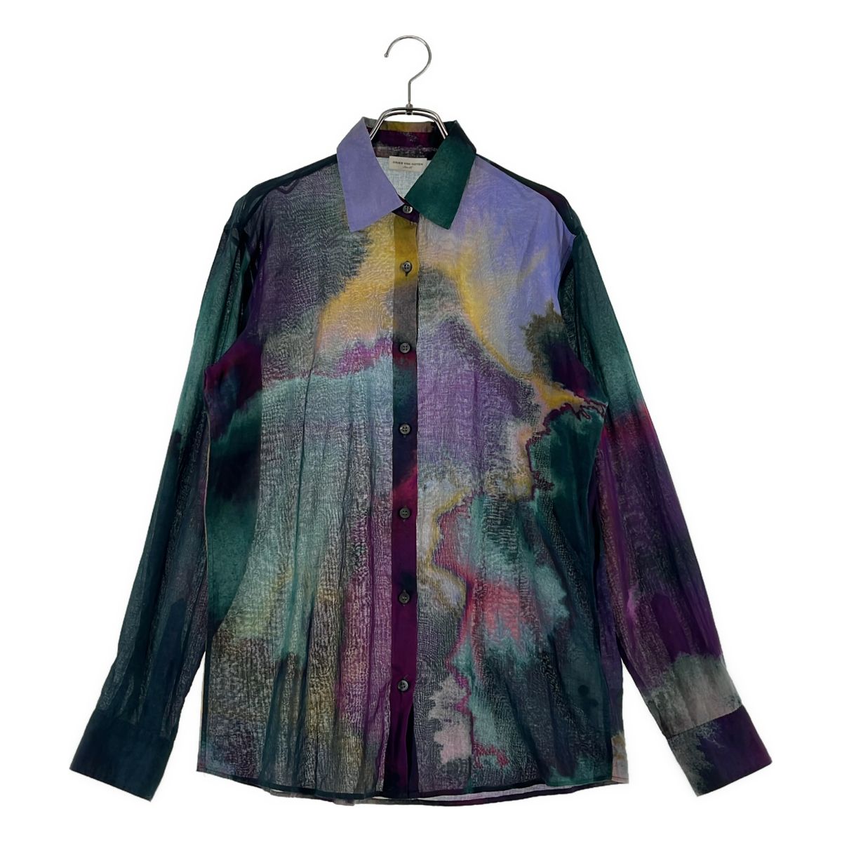 DRIES VAN NOTEN / ドリスヴァンノッテン | 2022SS | CLAVELLY TR 4125 W.W.SHIRT マルチカラーシャツ | 36 | マルチカラー | レディース