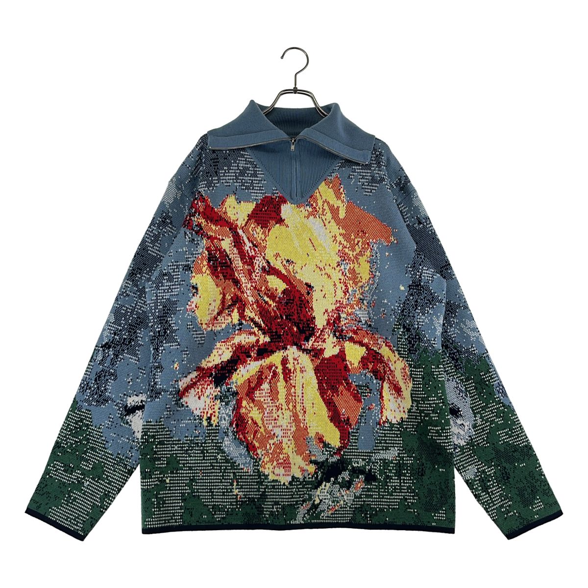 TAAKK / ターク | 2023AW | JACQUARD KNIT ジャガード ハーフジップ ニット | 2 | マルチカラー | メンズ TAAKK / ターク | 2023AW | JACQUARD KNIT ジャガード ハーフジップ
