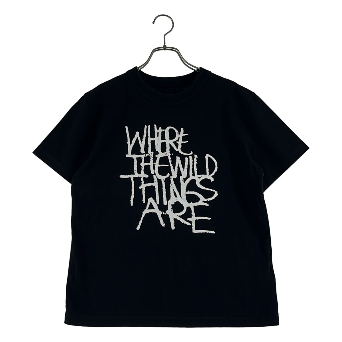 sacai / サカイ | 2025AW | WHERE THE WILD THINGS ARE T-Shirt プリント カットソー | 1 | ブラック/ホワイト | レディース