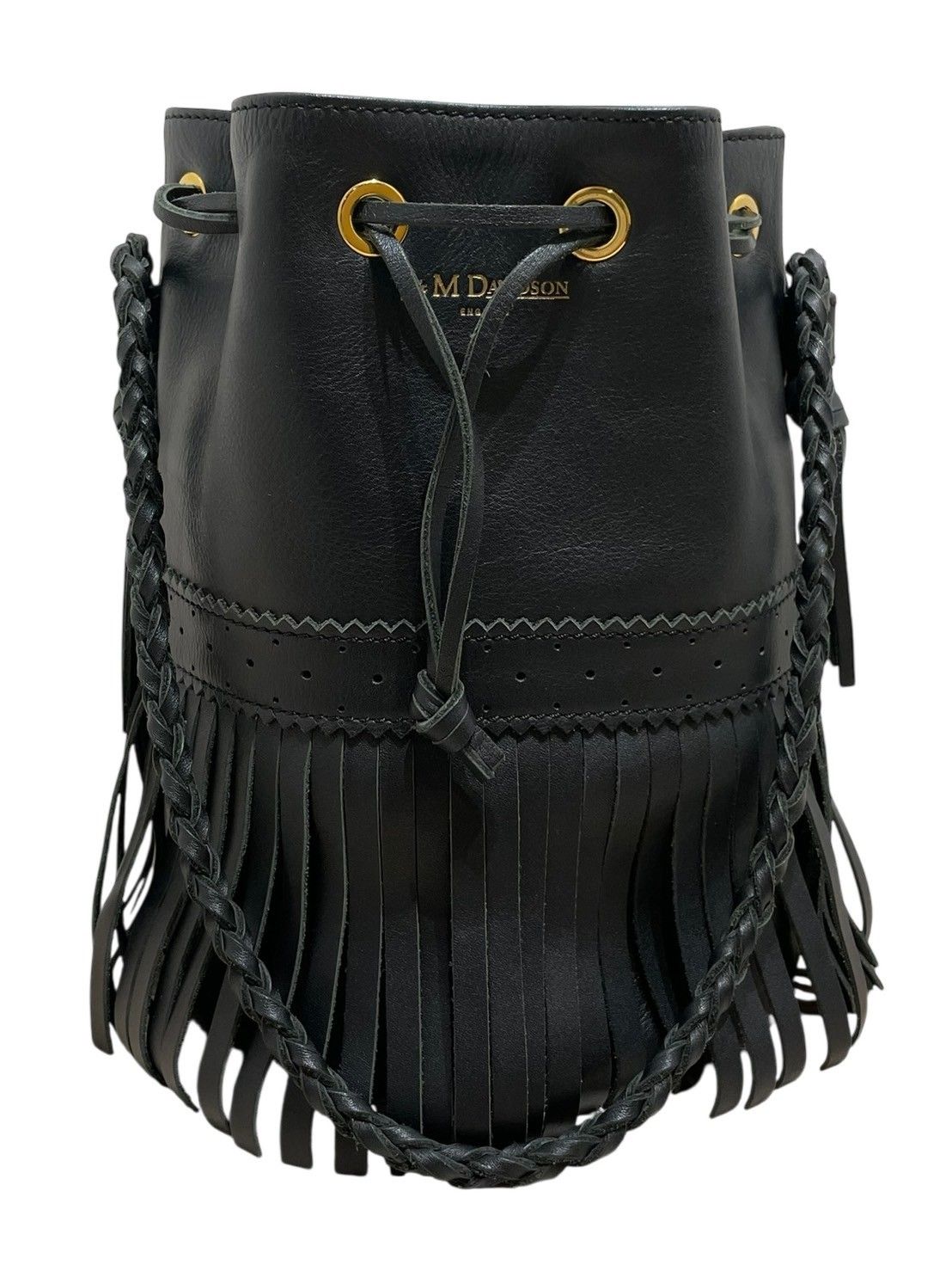 J&M DAVIDSON (ジェイアンドエムデヴィッドソン) フリンジハンドバッグ ブラック ONE SIZE