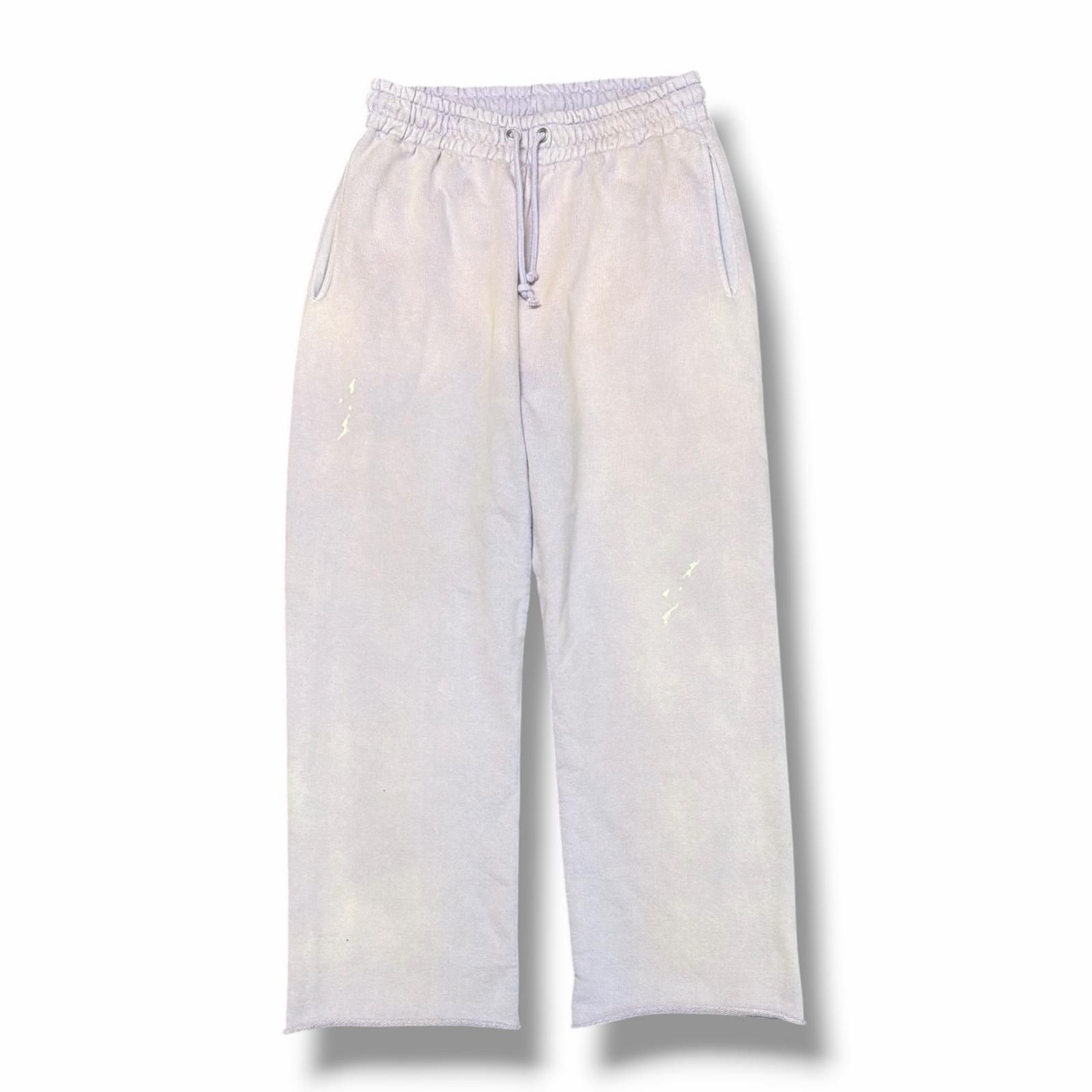 参考上代31900円 未使用 BOWWOW SWEAT PANTS AGED スウェットパンツ エイジング加工 バウワウ BW261-SPA パープル L （16511M）