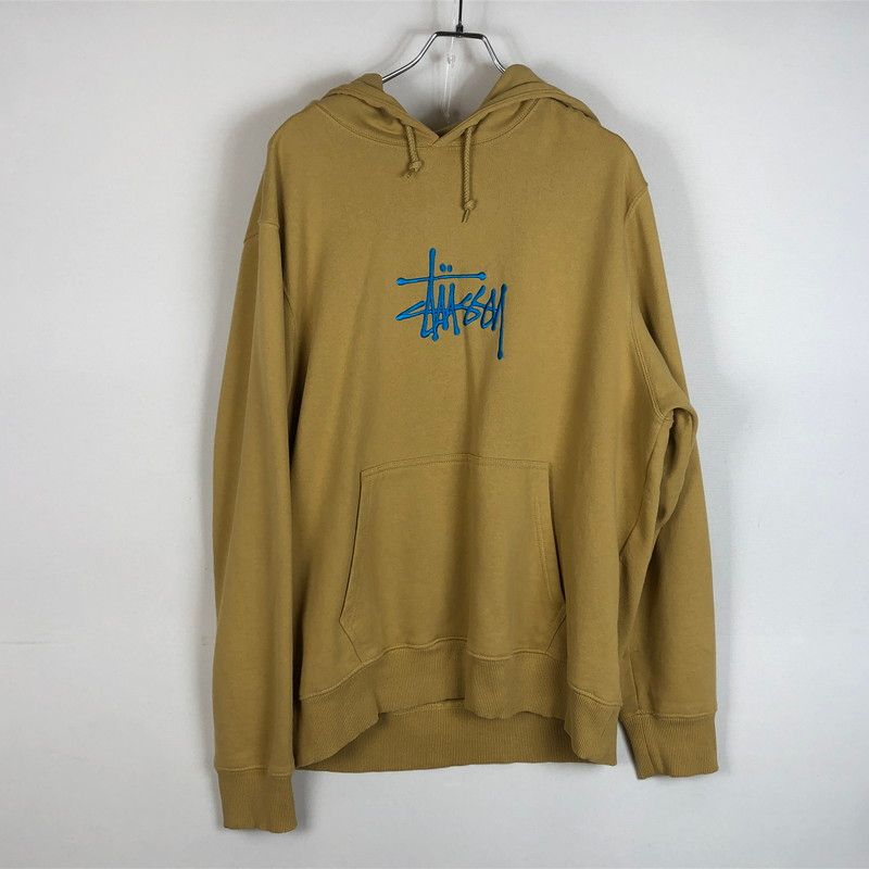 【中古品】 STUSSY ステューシ FRONT LOGO PULLOVER PARKA 118425 フード ロゴ プリント プルーオーバー パーカー トップス フーディ 【142-260609-sa-14-tei】