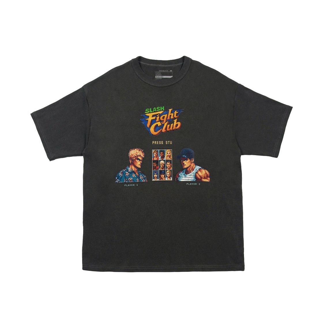 STU Fight Club Tシャツ チャコール