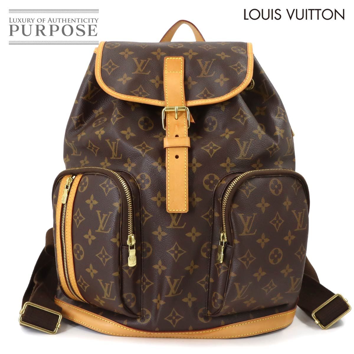 ルイ ヴィトン LOUIS VUITTON モノグラム サック アド ボスフォール バックパック リュックサック ブラウン M40107 90317985