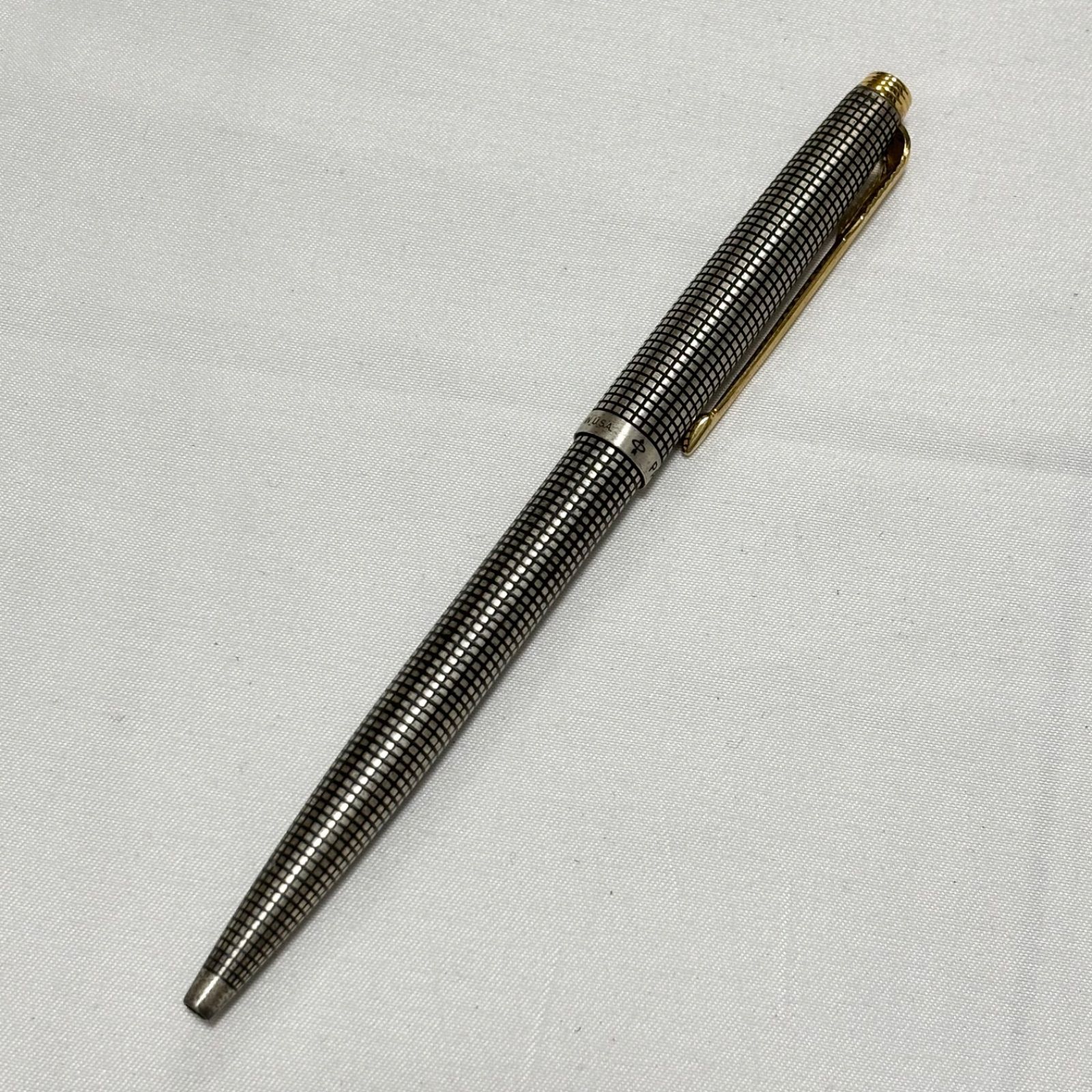【送料無料】PAKER/パーカー/ボールペン/75/シズレ/スターリングシルバー/筆記用具/文房具/インク切れ/中古品