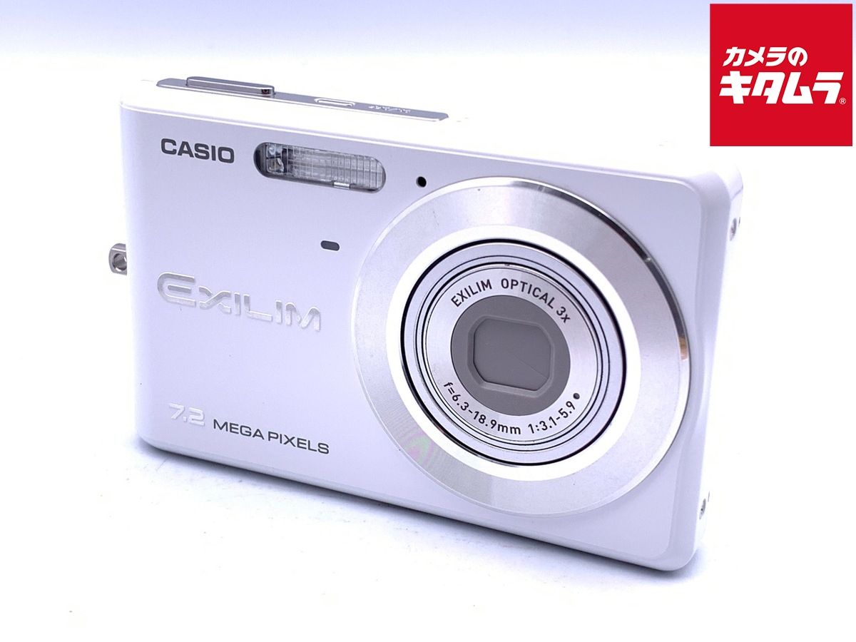 【中古】 【並品】 カシオ EXILIM ZOOM EX-Z77WE ホワイト