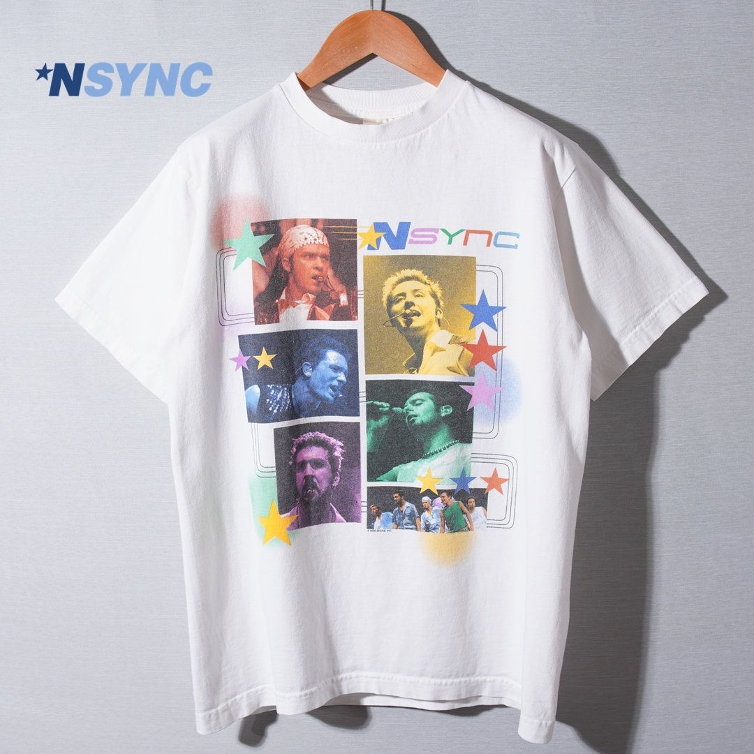 00s インシンク NSYNC Tシャツ M ホワイト 2000年製 WINTERLAND ウィンターランド ライブT ツアーT ヴィンテージT Vintage 古着 T220
