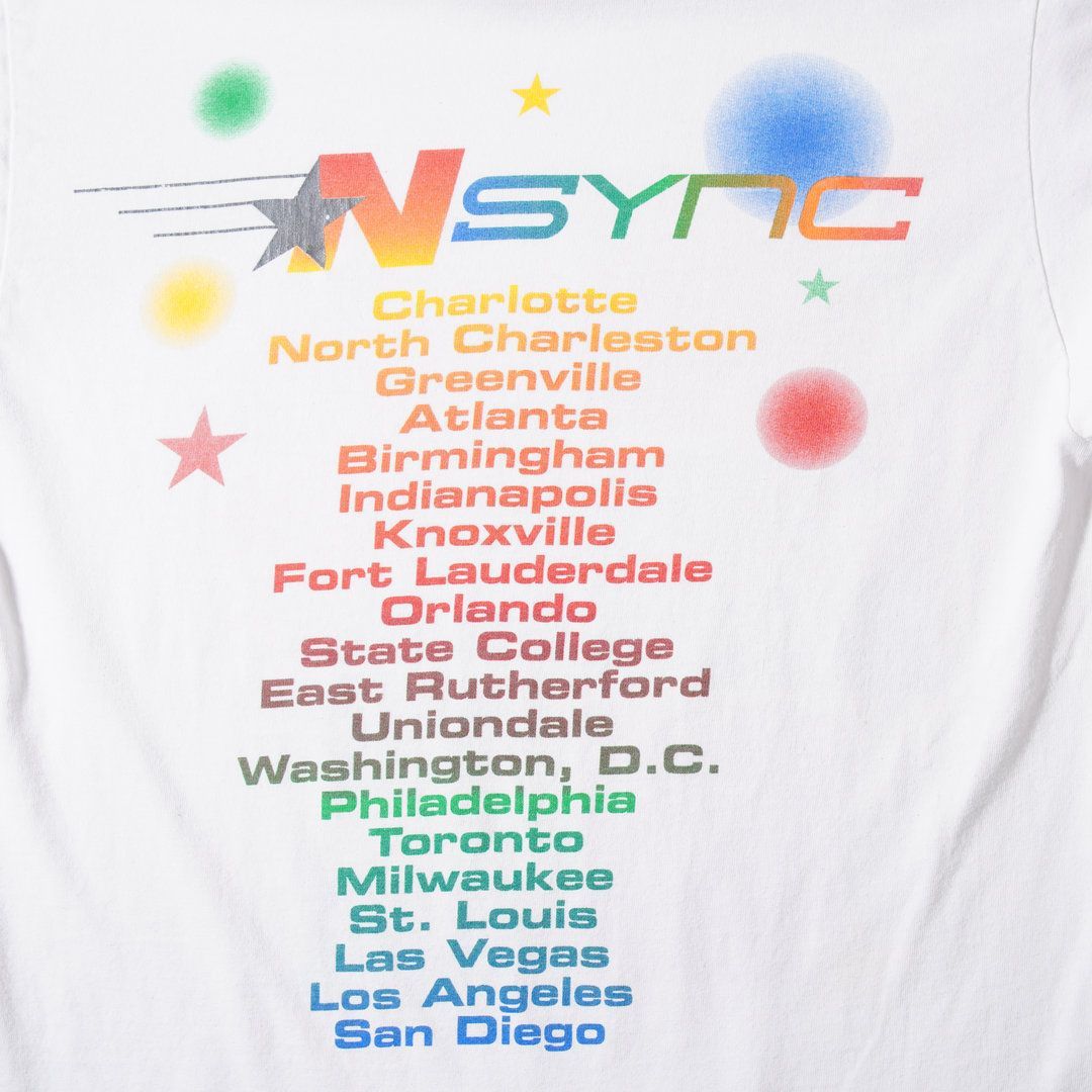 00s インシンク NSYNC Tシャツ M ホワイト 2000年製 WINTERLAND ウィンターランド ライブT ツアーT ヴィンテージT Vintage 古着 T220 00s インシンク NSYNC Tシャツ M ホワイト 2000年製 WINTERLAND ウィンターランド ライブT ツアーT ヴィンテージT Vintage 古着 T220