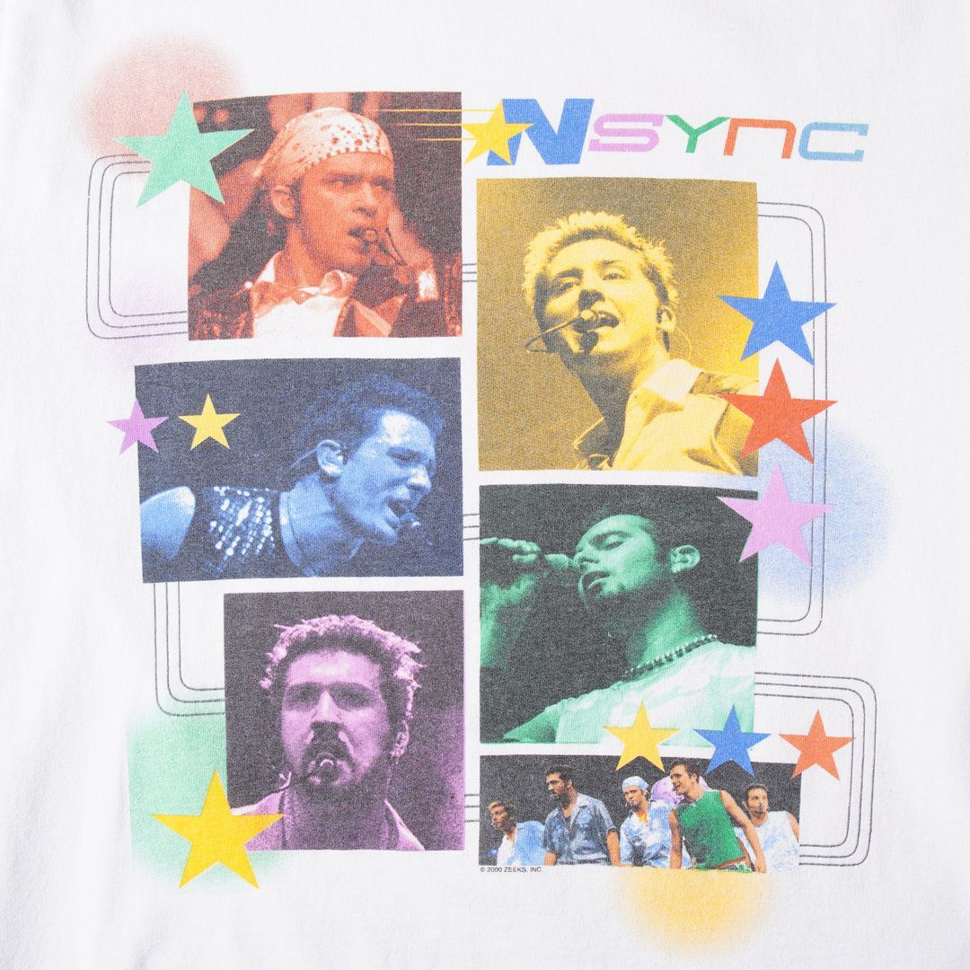 00s インシンク NSYNC Tシャツ M ホワイト 2000年製 WINTERLAND ウィンターランド ライブT ツアーT ヴィンテージT Vintage 古着 T220 00s インシンク NSYNC Tシャツ M ホワイト 2000年製 WINTERLAND ウィンターランド ライブT ツアーT ヴィンテージT Vintage 古着 T220