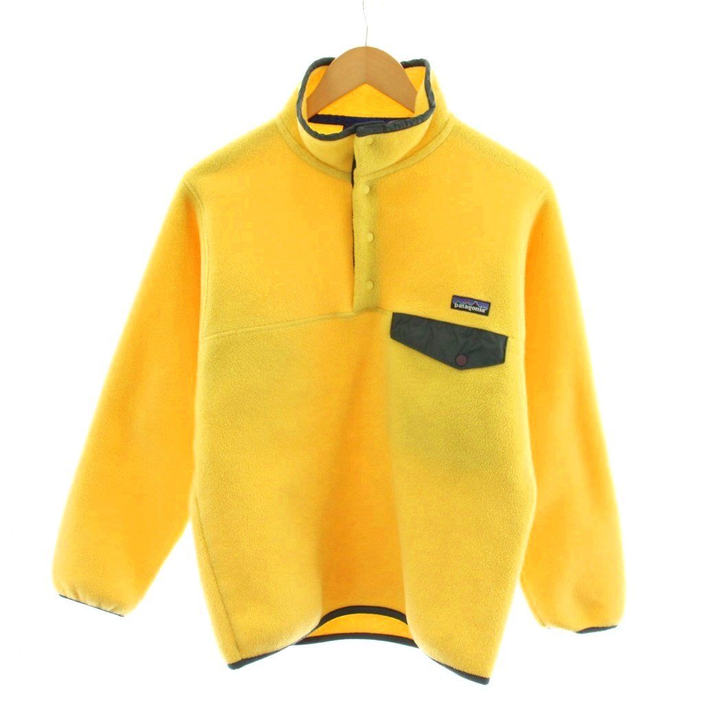 パタゴニア Patagonia 00s SYNCHILLA フリースジャケット プルオーバー XS 黄 イエロー /AN69
