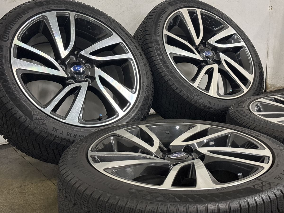 バリ溝 8分☆スバル VM レヴォーグ 純正 225/45R18 スタッドレス 