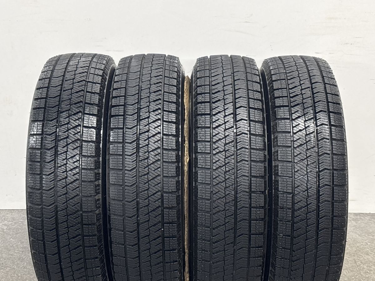 バリ溝 美品】バルミナ 15in 4.5J +48 PCD100 ブリヂストン ブリザック