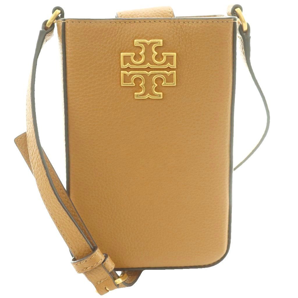 トリーバーチ TORY BURCH フォン クロスボディーバッグ ショルダー レザー キャメル /SS ■OS