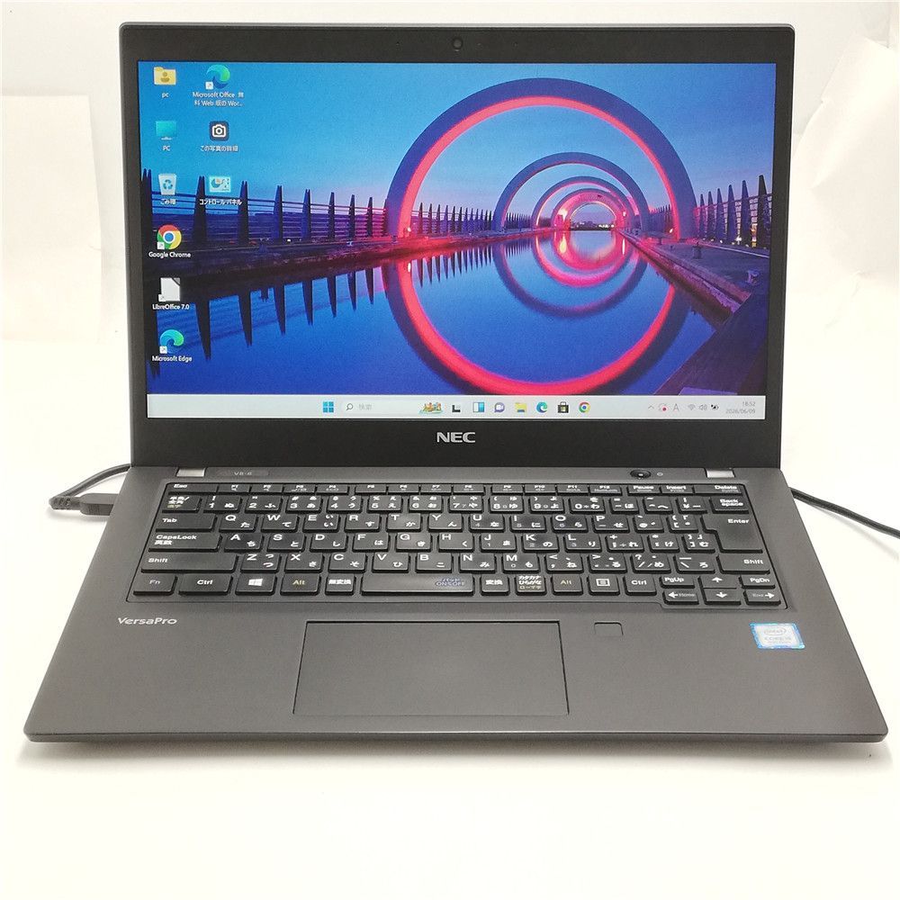 中古美品 Wi-Fi有 高性能ノートパソコン NEC VKT16BZG6 Core i5 8265U 8GB 256G 高速SSD 無線 Bluetooth カメラ Windows11 Office 即使用可