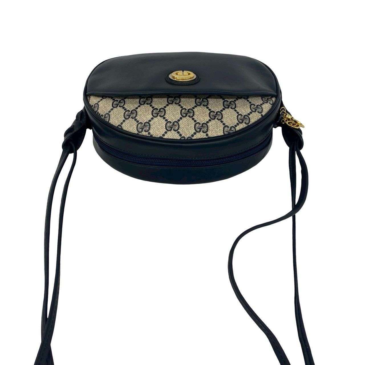 1円 極美品□GUCCI グッチ ショルダーバッグ GG インターロッキング
