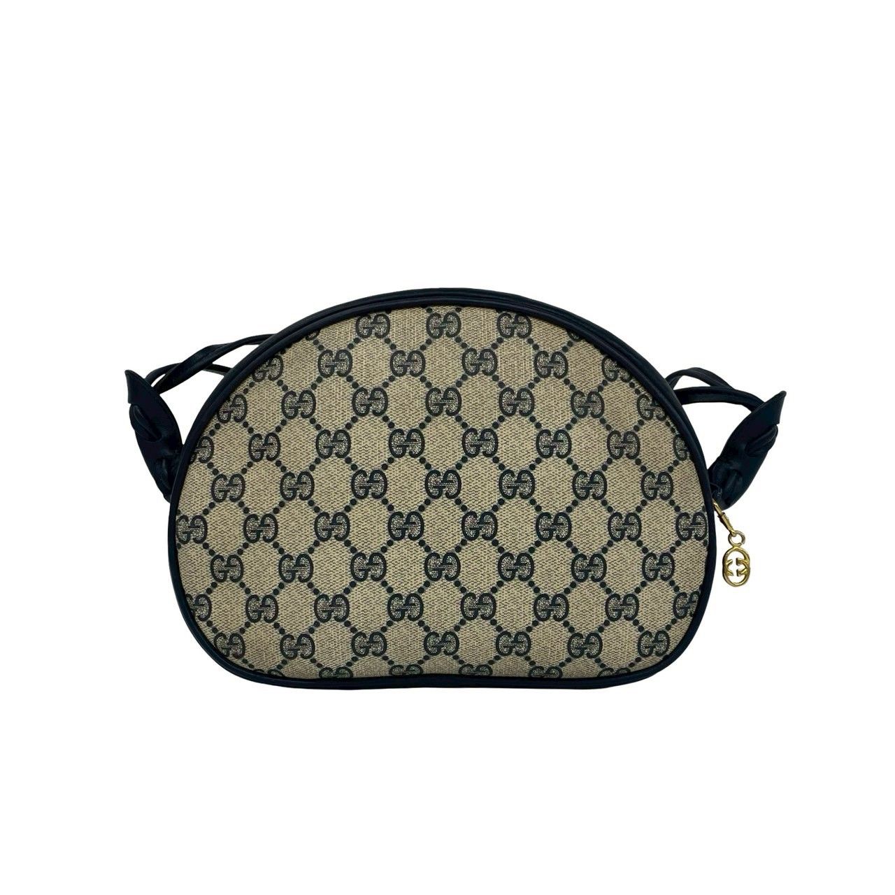 極 美品 GUCCI グッチ オールドグッチ ヴィンテージ GG ロゴ 柄 金具 