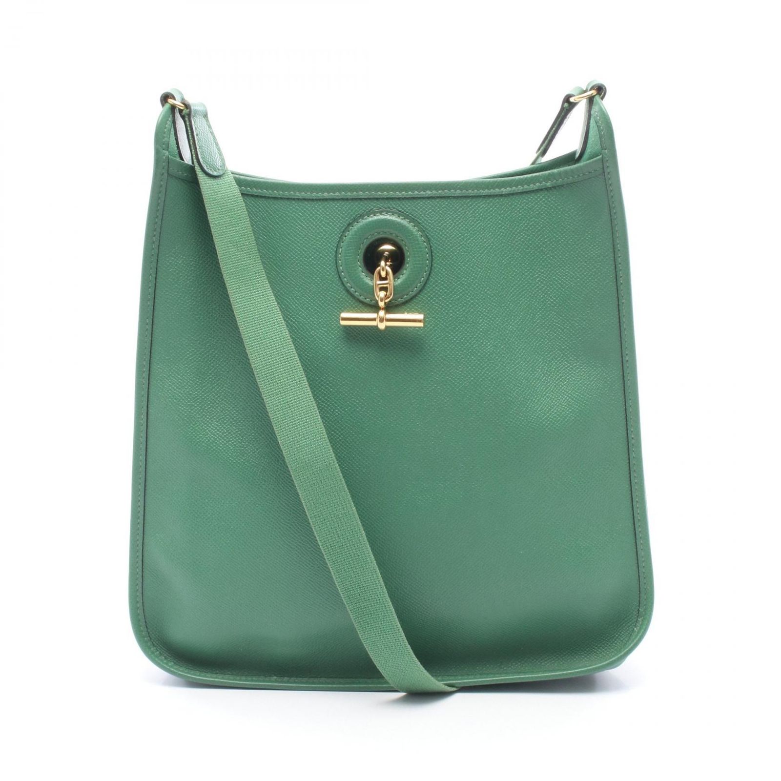 エルメス HERMES ショルダーバッグ ヴェスパPM グリーン レザー ヴェスパPM グリーン レディース Used A