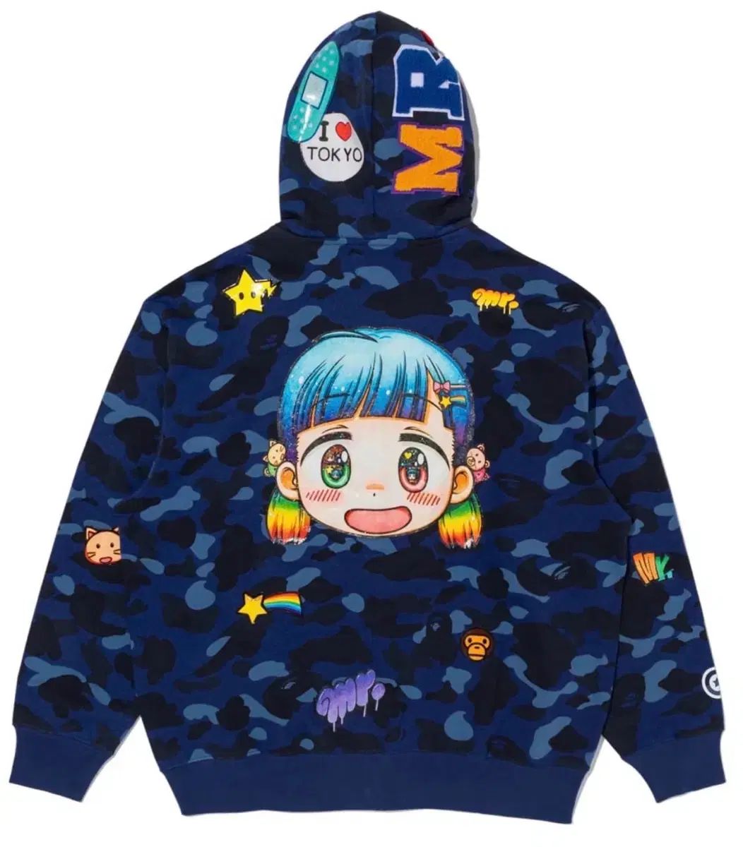 村上隆 ベイプ コラボ シャークフーデッド XL