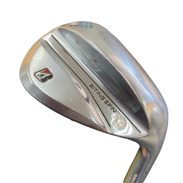 【中古】 ブリヂストン BRIDGESTONE BITING SPIN 58°/08°M ウェッジ WG 純正特注シャフト (フレックスX) メンズ 男性用 右利き 右用 Dランク ゴルフクラブ