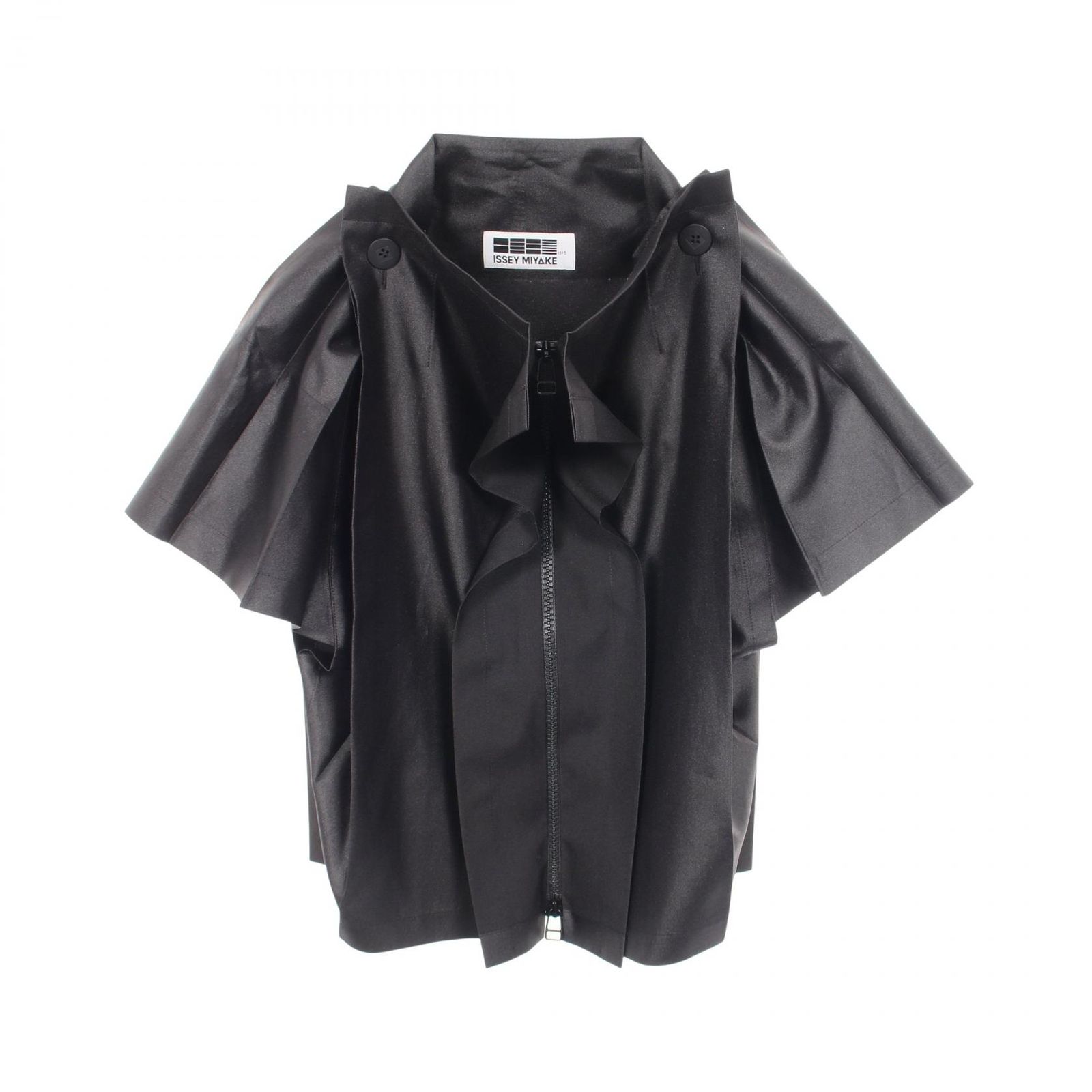 イッセイミヤケ ISSEY MIYAKE ブルゾン 変形 ジップ ジャケット その他 ブルゾン レディース Used A
