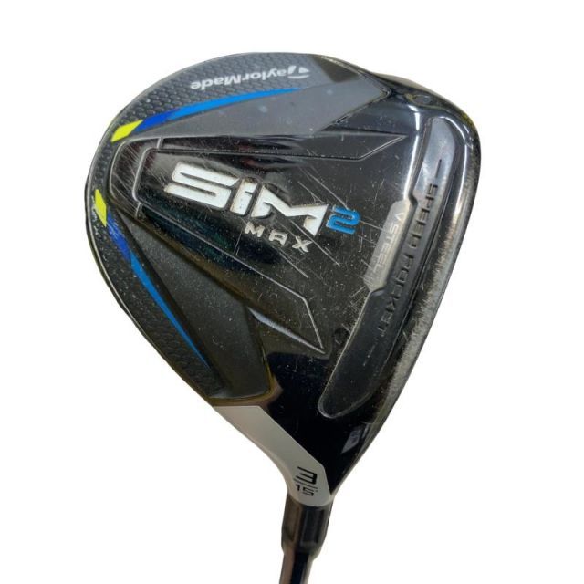 【中古】 テーラーメイド SIM2 MAX 3W フェアウェイウッド FW TENSEI BLUE TM50(SIM2 FW) (フレックスS) メンズ 男性用 右利き 右用 Dランク ゴルフクラブ