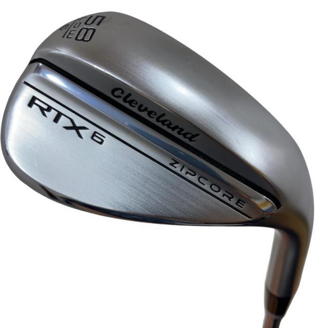 【中古】 クリーブランド Cleveland RTX-6 ZIPCORE ツアーサテン 58°/06° LOW ウェッジ WG 純正特注シャフト (フレックスX) メンズ 男性用 右利き 右用 Cランク ゴルフクラブ