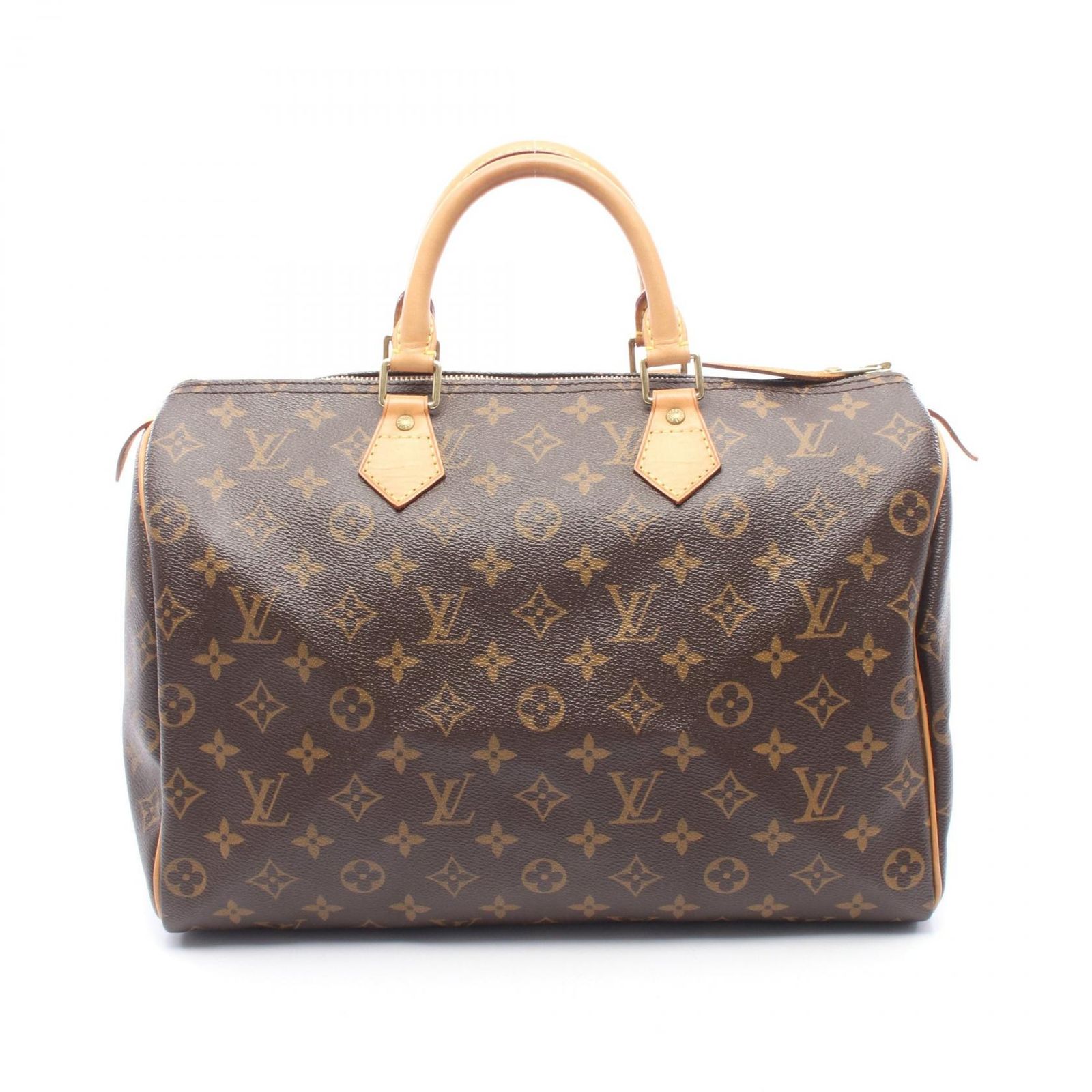 ルイ・ヴィトン LOUIS VUITTON ハンドバッグ スピーディ35 M41524 PVCコーティングキャンバス レザー スピーディ35 レディース Used A