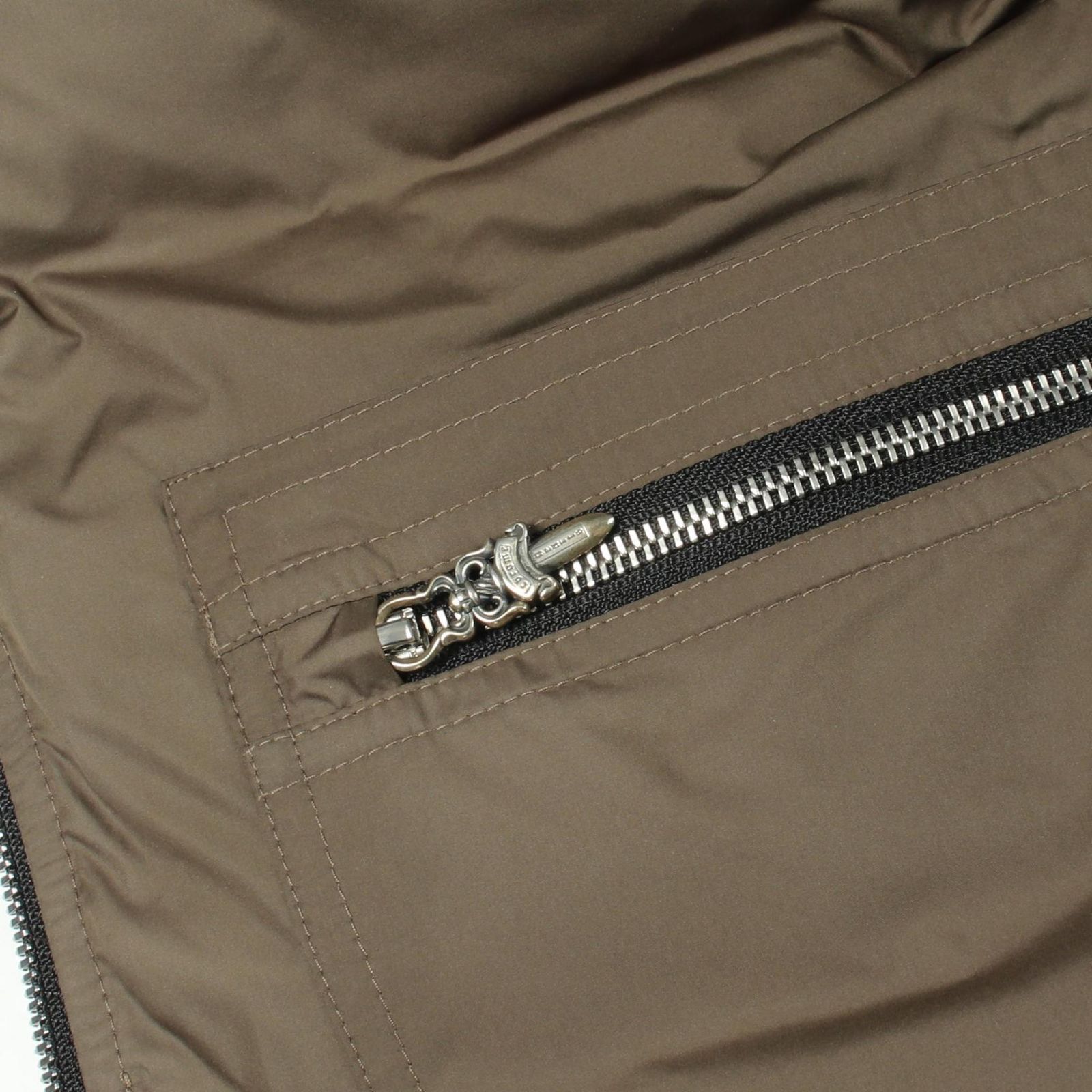クロムハーツ CHROME HEARTS ダウンベスト STIFF VEST CHプラス総柄