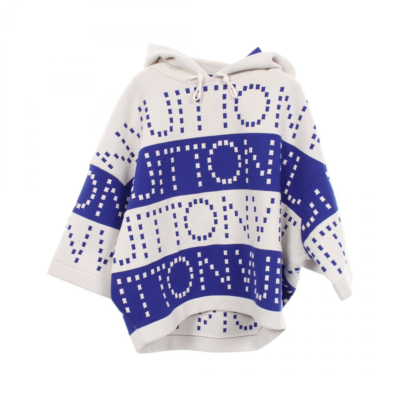 ルイ・ヴィトン LOUIS VUITTON パーカー シグネチャー チャンキー ストライプ フーディ RW231W U39 FOKM01 ウール パーカー レディース Used A