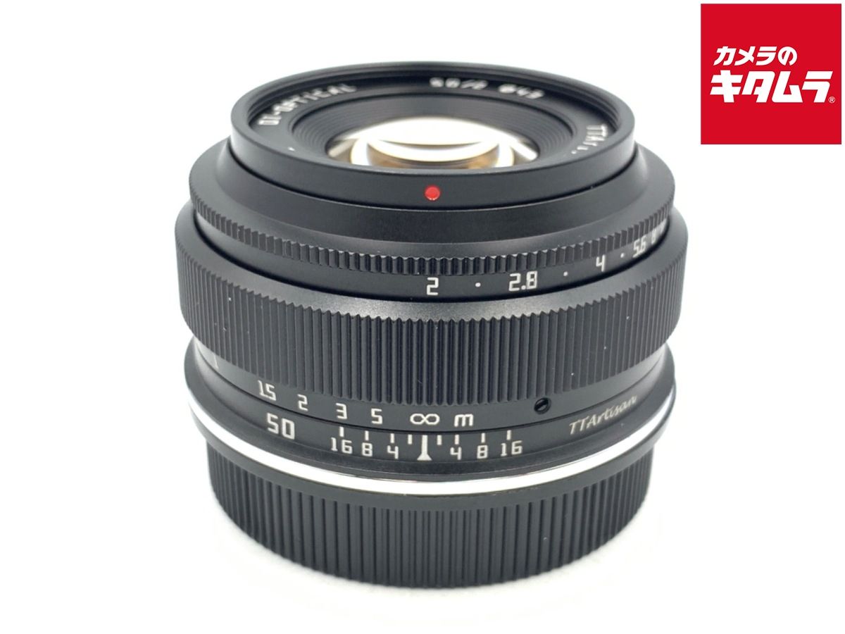 【中古】 【良品】 銘匠光学 TTArtisan 50mm f/2 Lマウント用 ブラック