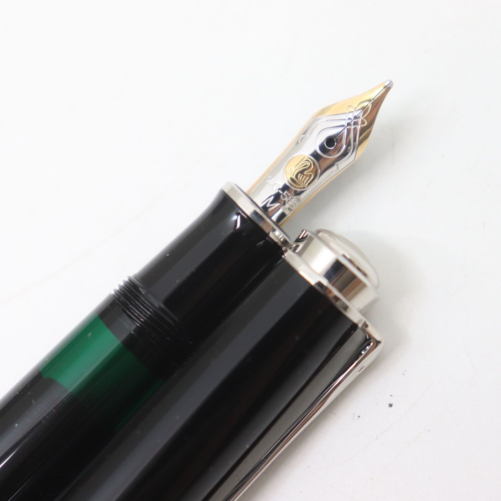 コンバーター亀裂有Pelikan スーベレーンペン先刻印14C-585 EF