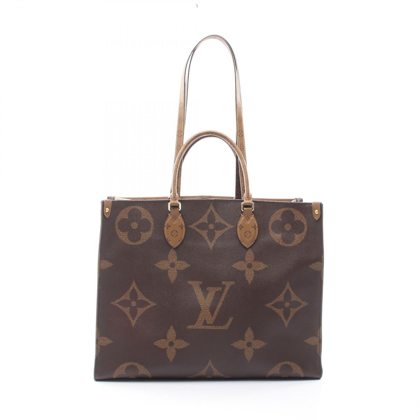 ルイ・ヴィトン LOUIS VUITTON トートバッグ オンザゴーGM モノグラムジャイアント リバース 2WAY M44576 PVCコーティングキャンバス オンザゴーGM レディース Used A